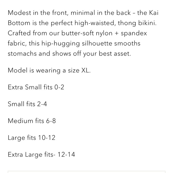 Riot Swim Kai High Waist Bottom - Coconut - Picture 6 of 8